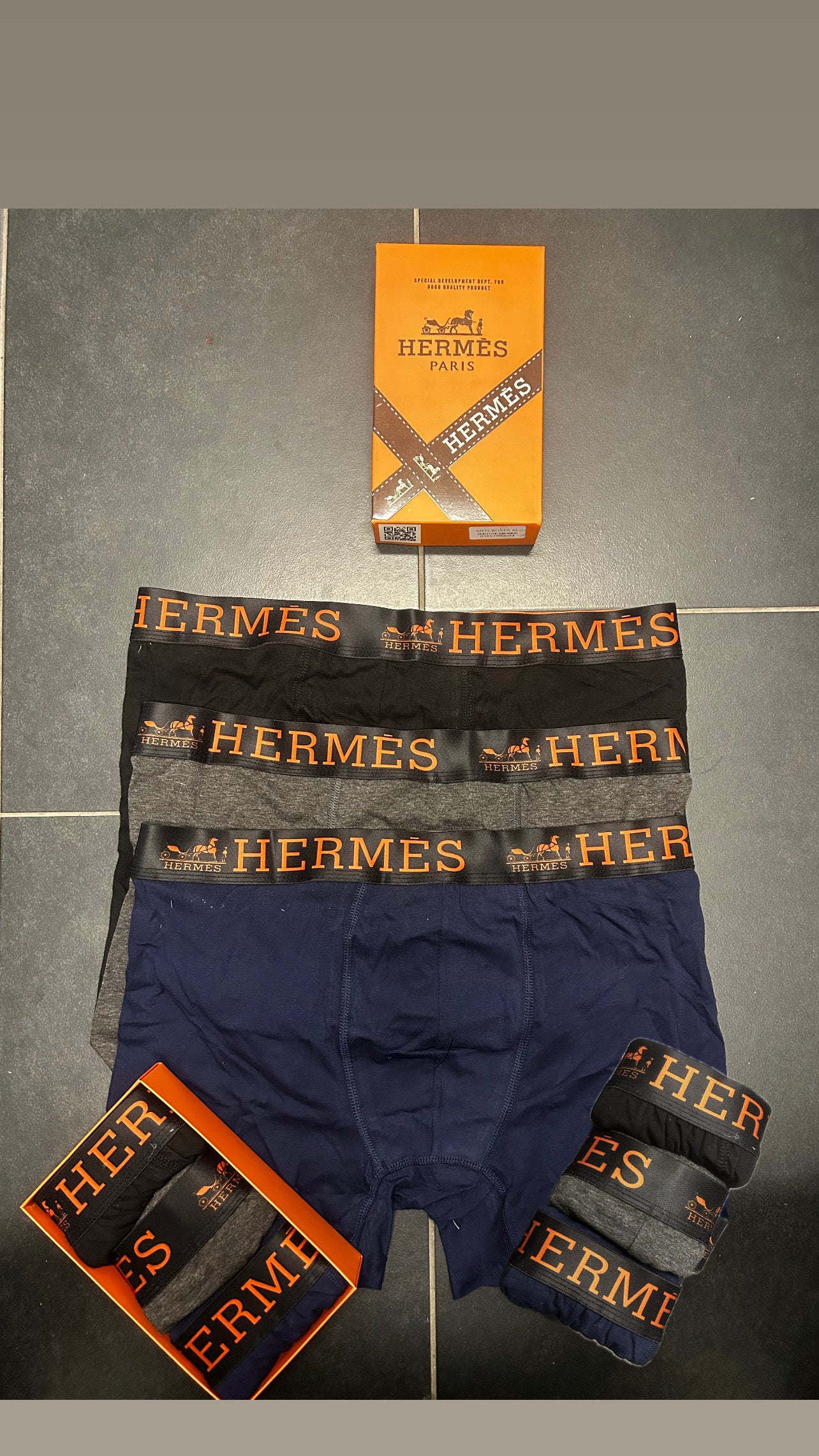 Hermes boxers 9 τεμάχιά ανδρικά - 919122
