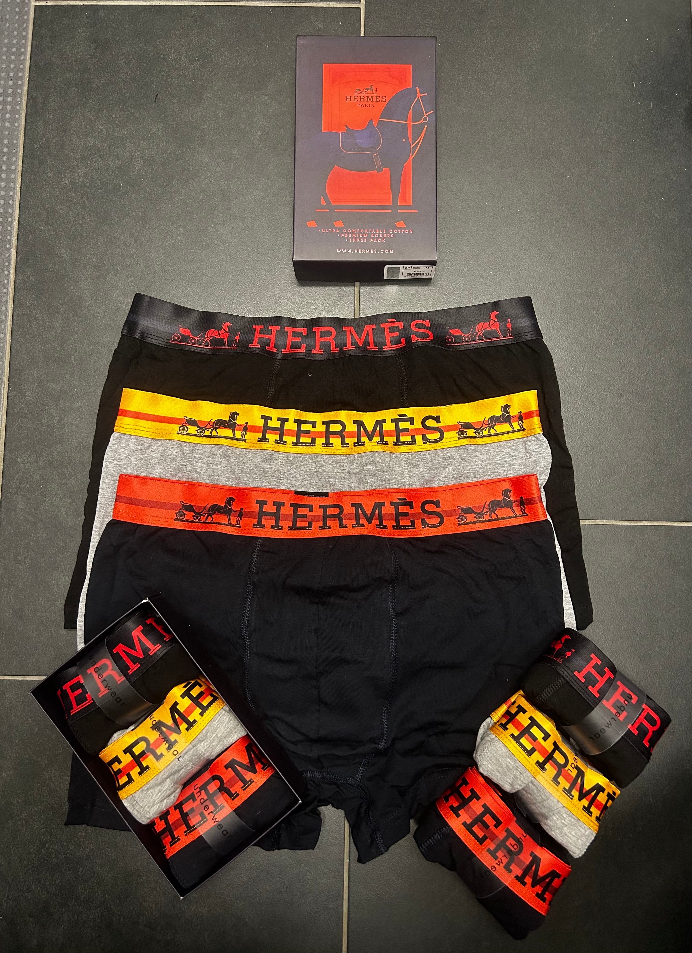 Hermes boxers 9 τεμάχιά ανδρικά - 171717