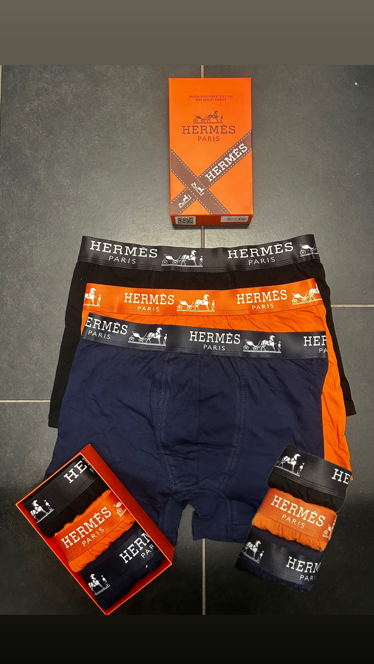 Hermes boxers 9 τεμάχιά ανδρικά - 171790